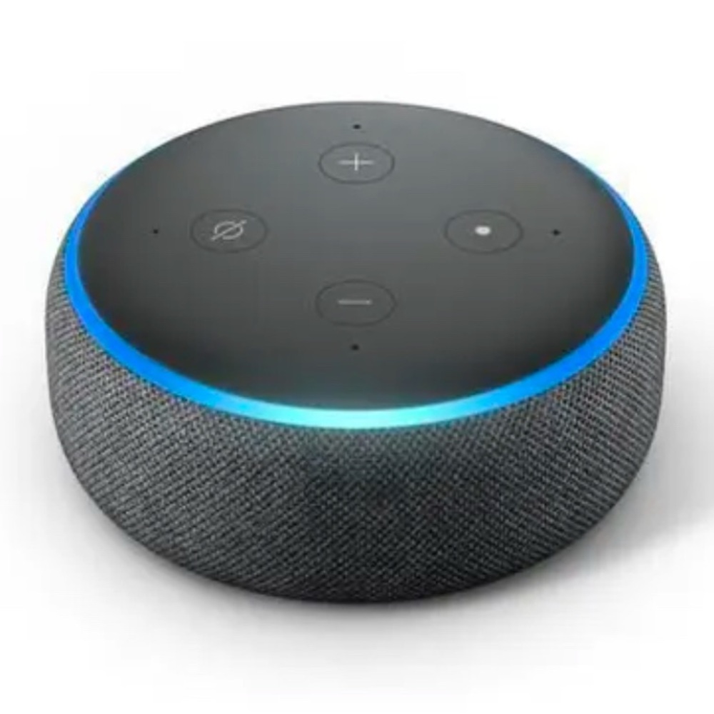 White Echo Dot (3rd Gen, 2018 release) - Smart speaker with Alexa